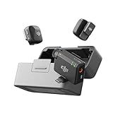 DJI Mic Mini (2 TX + 1 RX + Charging Case), Wireless Lavalier Microphone for iPhone/Camera/Android, Ultralight, Detail-Rich Audio, 48h Use, Noise Cancelling, Automatic Limiting, Vlog, Streaming