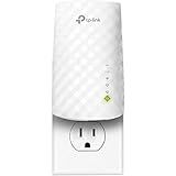 TP-Link WiFi Extender with Ethernet Port, Dual Band 5GHz/2.4GHz, Up to 44% More Bandwidth Than Single Band, Covers Up to 1200 Sq.ft and 30 Devices, Signal Booster Amplifier Supports OneMesh(RE220)