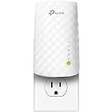TP-Link WiFi Extender with Ethernet Port, Dual Band 5GHz/2.4GHz, Up to 44% More Bandwidth Than Single Band, Covers Up to 1200 Sq.ft and 30 Devices, Signal Booster Amplifier Supports OneMesh(RE220)