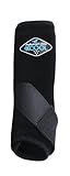 Professional's Choice 2XCOOL Sports Medicine Horse Boots | Protective & Breathable Design for Ultimate Comfort, Durability & Cooling in Active Horses | 2 Pack Medium Black