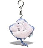 Jenmex Ocean Animal Keychain,Cute Sea Creature Bag Charm for Backpack Purse Keys,Stingray Keychain,Ocean&Sea Life Themed Gift
