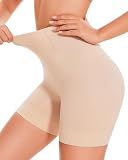 BESTENA Shapewear Shorts for Women, Mid Waist Tummy Control Shaper