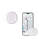 Uses one CR2032 Button Battery,GPS Tracker for Vehicles, No Monthly Fee No Subscription, Mini Hidden Magnetic Real-Time GPS Tracker, Car Tracker Device for Cars Kids Pets Elderly Personal Use,