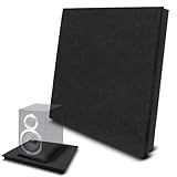 Pyle Sound Dampening Speaker Riser Foam - Audio Acoustic Noise Isolation Platform Pads Recoil Stabilizer w/ Rubber Base Pad For Studio Monitor, Subwoofer, Loudspeakers PSI12 (22.5 x 17.8 x 1.8 Inch)