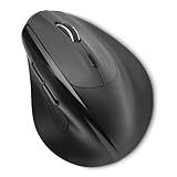 Amazon Basics Computer Vertical Wireless Mouse for Laptop & Desk PC, 6 Buttons, Right-Handed, Fit for Medium to Large Palm Sizes, Black