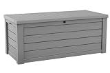 Keter Westwood 150 Gal Outdoor Storage Box for Patio and Pool Accessories
