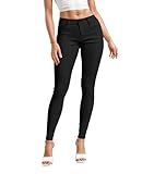 Hybrid & Company Womens Hyper Ultra Stretch Comfy Skinny Leg Work Casual Pants P44876SKX Black 1X