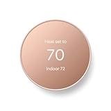 Google Nest Thermostat - Smart Thermostat for Home - Programmable Wifi Thermostat - Sand