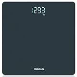 Homebuds Digital Bathroom Scale for Body Weight, Weighing Professional Since 2001, Crystal Clear LED and Step-on, Batteries Included, 400lb/180kg, Blue