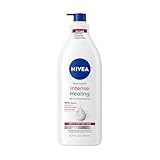 NIVEA Intense Healing Body Lotion for Very Dry, Itchy Skin with Glycerin, Provitamin B5 and Niacinamide, 72-Hour Body Moisturizer, 16.9 Fl Oz Pump Bottle