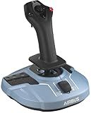 Thrustmaster TCA Sidestick Airbus Edition, Magnetic Sensor Flight Joystick, 17 Action Buttons, Built-In Throttle with Thrust Reverser, Officially Licensed Airbus Replica for Flight Simulator, Compatible with PC