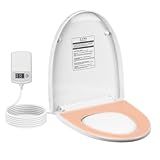 Heated Toilet Seat -Warmer Toilet Seats Elongated 6 Visual Temp Adjustable, 24V Safe Voltage Output, Slow-Close, Energy Saving, Easy Installation with PID Temperature Control