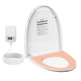 Heated Toilet Seat -Warmer Toilet Seats Elongated 6 Visual Temp Adjustable, 24V Safe Voltage Output, Slow-Close, Energy Saving, Easy Installation with PID Temperature Control