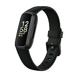 Fitbit Inspire 3 Health & Fitness Tracker with Stress Management, Workout Intensity, Sleep Tracking, 24/7 Heart Rate - 3-Month Google Health Premium Membership Included - Midnight Zen/Black