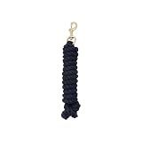 Weaver Equine 5/8" x 10 Cotton Lead Ropes for Horses Line with Brass Snap, Buckle, Soft, Comfortable Horse Lead Ropes for Training and Lunging