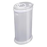 Ubbi Stainless Steel Diaper Pail, Odor Locking, No Special Bag Required, Award-Winning, Registry Must-Have, Gray