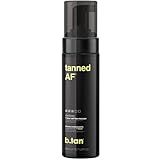 b.tan Dark Self Tanner Mousse | Get Tanned - Best, 1 Hour Express Sunless Tanning Foam, No Fake Tan Smell, Ultra Dark Bronzing Glow, Face & Body, Vegan, Cruelty Free, 6.7 Fl Oz