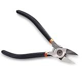 BOENFU 6 Inches Wire Cutters Heavy Duty Snips Flush Cut Side Cutters Pliers Metal Cutting Tool for Crafting, Floral, Artificial Flowers, Chicken Wire, Electrical, 1 Pack
