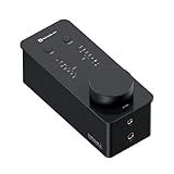 Fosi Audio SK02 DAC Amp Headphone Amplifier Desktop USB C to AUX Digital to Analog Audio Converter Adapter Preamp Optical to 3.5mm 4.4mm Balanced Combo for Home Audio System