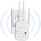 WiFi Extender, WiFi Repeater,Internet Booster, Long Range WiFi Extenders Signal Booster for Home, WiFi Repeater with Ethernet Port Covers Up to 9800 Sq.ft,Quick Setup-Ivory White