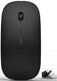 Qullqian Mouse jiggler,Bluetooth 5.2/3.0 and 2.4GHz USB Type-C,Rechargeable Wireless Bluetooth Mouse for ipad/MacBook air/MacBook pro/Laptop/PC/Mac/iPad pro/Computer