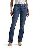 Lee Women's Legendary Mid Rise Bootcut Jean Compass 10 Short