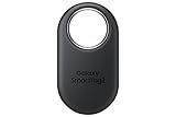 Samsung Galaxy SmartTag2, Bluetooth Tracker, Smart Tag GPS Locator Tracking Device, Item Finder for Keys, Wallet, Luggage, Pets, Use w/ Phones and Tablets Android 11 or Later, 2023, 1 Pack, Black