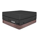 ULTCOVER Waterproof Square Hot Tub SPA Cover 85 inch, Black