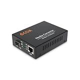 6COMGIGA 10G Fiber Media Converter with LFP Function,1x 1000M/2.5G/5G/10GBase-T Auto-Negotiation RJ45 Slot to 1x 10GBase-X SFP+ Slot,Support 10GBase-SR/LR/BIDI, 10 Gigabit Ethernet Media Converter