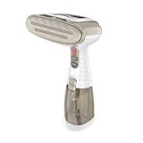 Conair Handheld Garment Steamer for Clothes, Turbo ExtremeSteam 1875W Fabric Steamer, Portable Handheld Design, Strong Penetrating Steam, White/Champagne