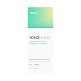 Hero Cosmetics Force Shield Superlight Sunscreen SPF 30 - Lightweight Sunscreen for Face & Acne-Prone Skin with Zinc Oxide - Fragrance Free 50 ml