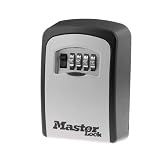 Master Lock Combination Wall Mount Key Lock Box Holds 5 Keys, Black, 5401EC