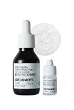 Organicity 10% Tranexamic Acid Serum for Dark Spots, Melasma & Hyperpigmentation – Korean Skincare Discoloration Correcting Serum with Hyaluronic Acid – 1.17 Fl Oz