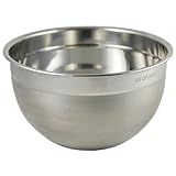 Tovolo Stainless Steel Mixing Bowls, 3.5 Qt - Metal Nesting Mixing Bowl with Rounded Lip for Easy Pour & Minimal Mess - Large & Small Dishwasher Safe Kitchen Supplies for Prep & Cooking