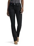 Lee Women's Legendary Mid Rise Bootcut Jean Black 12