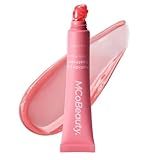 MCoBeauty - Peptide Lip Treatment - Fairy Floss - Sheer Pink Shade - High Gloss Peptide Lip Balm & Plumper with Shea Butter - Hydrating Conditioning Lip Glaze for Soft Smooth Lips - Cruelty Free