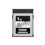 Lexar 1TB Professional Silver SE CFexpress Type B Memory Card, for Photographers, Videographers, Up to 1700/1250 MB/s, 8K Video (LCXEXSE001T-RNENU)