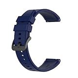 INF Silicone Watch Band for Huawei Watch GT3/GT3 Pro/GT2 Pro/GT2 46mm, Soft 22mm quick release Wrist Strap for Women/Men, Adjustable Breathable Sport Replacement Band with Metal Clasp(Blue)