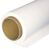 HUAMEIZOOM Seamless Photography Background Paper Roll, White Photo Paper Backdrop for Photography, Video and Streaming (107''x36' Artic White)