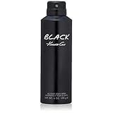 Kenneth Cole Black All Over Body Spray for Men, Aromatic Woody Fragrance, Notes of Watermint, Mandarin, Cedar, and Musk, Long-Lasting Cologne, 6.0 Fl. Oz