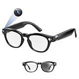 T.Chilyn AI Smart Glasses with Camera, 1080P HD Video Recording Glasses, Real-Time Translation, Bluetooth Audio – Smart Glasses with Color-Changing Lenses for Travel, Sports, Outdoor Use