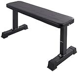 Amazon Basics Flat Weight Bench, Black