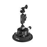 SMALLRIG 4.5" Suction Cup Mount with Ball Head Magic Arm, Camera Mount for DJI Osmo Action 5 Pro/4, for Insta360 x5, for Gopro 13/12,on Car Windshield or Window, Compatible with Action Cameras-5855