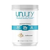 Unjury Unflavored Protein Powder | 21g 100% Whey Isolate Protein Powder | Unflavored Whey Protein Powder | Low Carb and Sugar Free Whey Protein Isolate | Gluten Free | Certified Kosher | 15 Servings