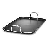 HexClad Double Burner Hybrid Nonstick Griddle Pan, BBQ, Dishwasher Safe