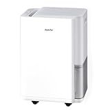 AEOCKY 3500 Sq.Ft Compressor Dehumidifier, Max 50 Pint/D Dehumidifier with Drain Hose for Home, Bedroom, Bathroom, Room, Intelligent Humidistat, Quiet