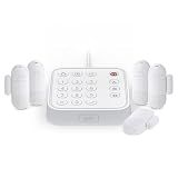 Arlo Home Security System - Alarm System with Wired Keypad Sensor Hub, 5 8-in-1 Sensors & Yard Sign - No Contract Required - DIY Installation - White, SS1501