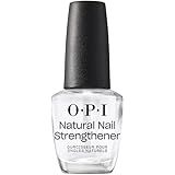 OPI Natural Nail Strengthener | Nail Strengthener & Base Coat | Strengthens Nails, Vitamin A & E, Vegan Formula