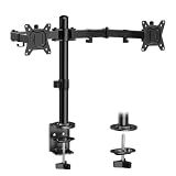 ErGear Dual Monitor Stand, Heavy Duty Adjustable Monitor Desk Mount for 2 Screens up to 32 Inches, Fully Adjustable Height, Tilt, Swivel, Rotate, Supports 17.6 lbs per Monitor Arm, Easy Installation