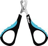 Candure Cat Nail Clipper Stainless Steel Cat Claw Trimmers for Rabbits, Guinea Pigs, Birds, Puppies, Kittens and Small Animals Pet Nail Clipper for Professional and Home Use (Blue)